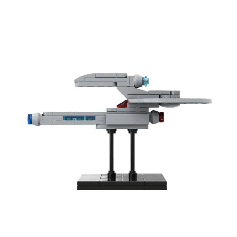 MOC Interstellar Universe Kelvin NCC-0514 Spaceship Battle Cruiser Building Block Assembly Model Brick Toy Holiday Gift