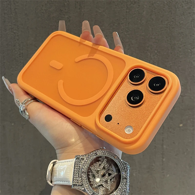 Funda Magnética Translúcida Mate de Lujo para Magsafe, Compatible con iPhone 17 16 15 14 13 12 Pro Max Air Plus, Protector de PC Suave a Prueba de Golpes