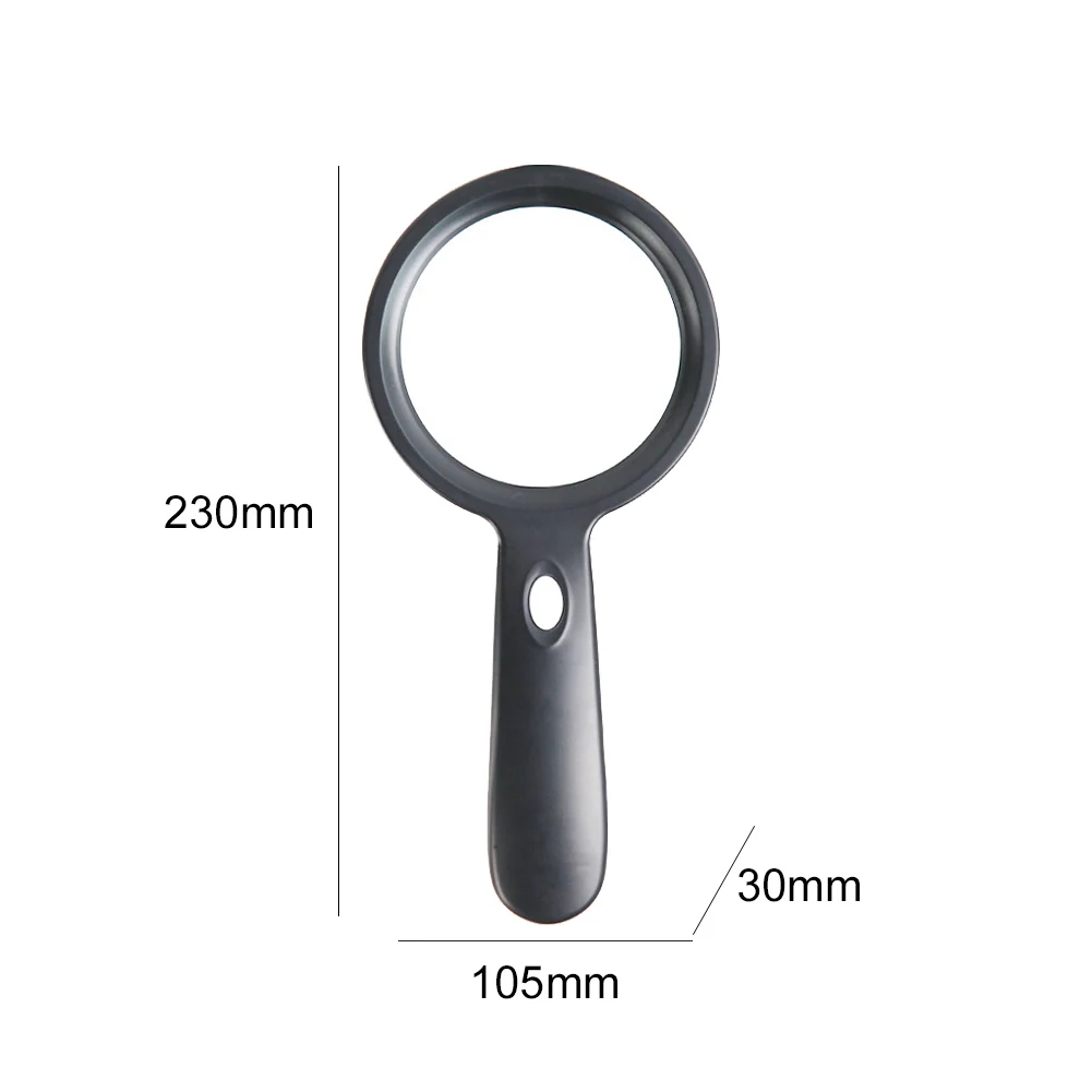 30X Hand held Large Reading Magnifying Glasses with 12 LED Illuminated Light Lighted Magnifying Glass for Seniors Repair Coins