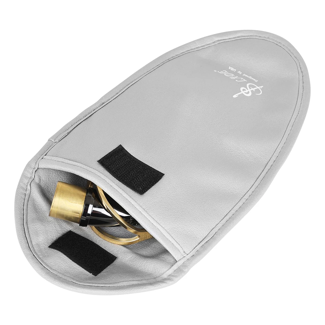 Saxophone Mouthpiece Pouch Bag Soft Velvet Lined Protective Storage Case for Alto Tenor Sax Mouthpiece Reeds Accessories