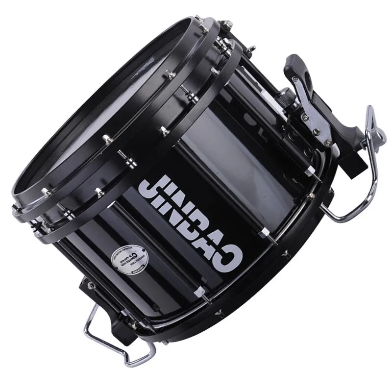 Marching Snare Drum 13x10 Inches, Professional Quality, for School Bands and Marching Bands, Adjustable Carrier Included