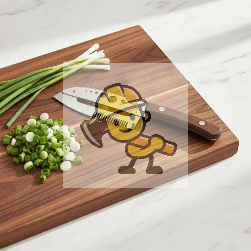 Multifunctional Stainless Steel Onion Cutter With Wood Handle Bottle Opener Fish Scraper For Home Kitchen Use