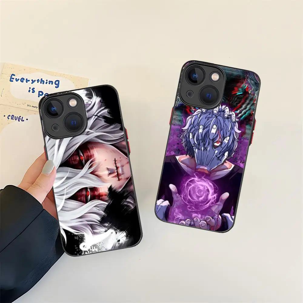 

Hero Academia Tomura Shigaraki Phone Case for iPhone 16 15 14 13 12 11 X XR XS 8 7 Pro Max Plus Mini Colour Silicone Protective
