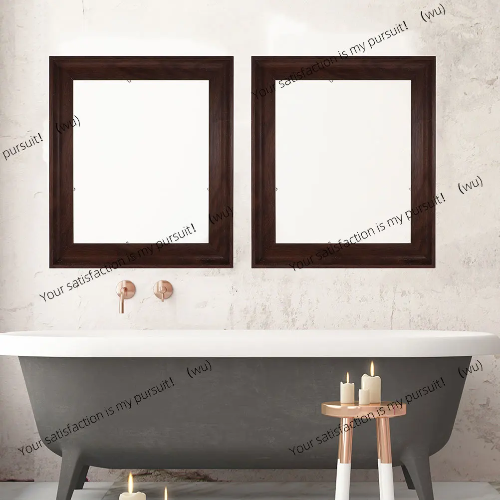 Oil Painting Frame 20x30cm Coffee Brown Canvas Floating Frames Wooden Picture Frames For Photo Picture Home Decoration