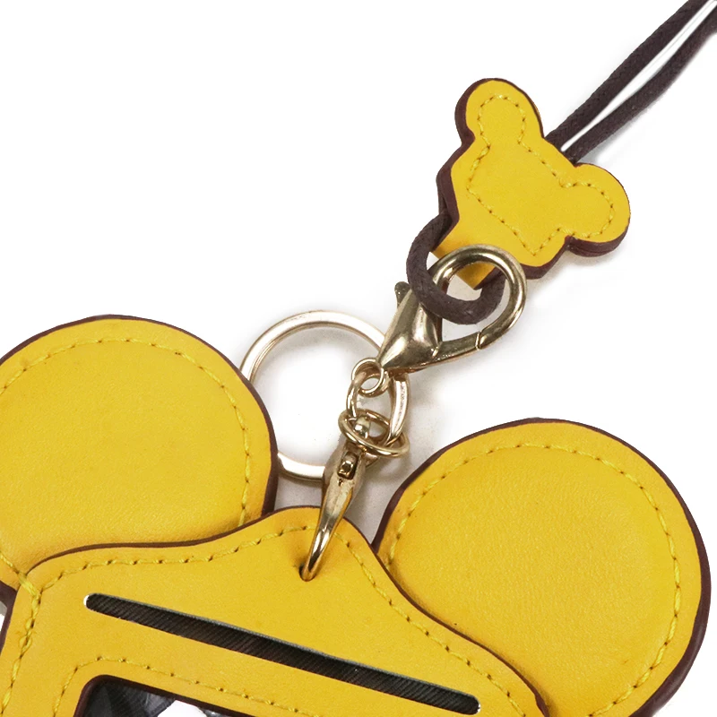 GORFIA Cartoon Card ID Storage Bus Holder Case Mickey Mouse Card Work Certificate Lanyard Purse Coin Card Wallet view 5