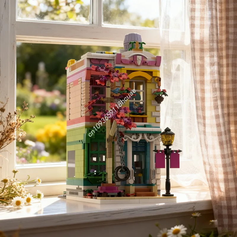 

1400pcs MOC Community Center Alternate Design Friendse Model Building Blocks Christmas Gift Assemble Toys DIY Creative Idea Kids