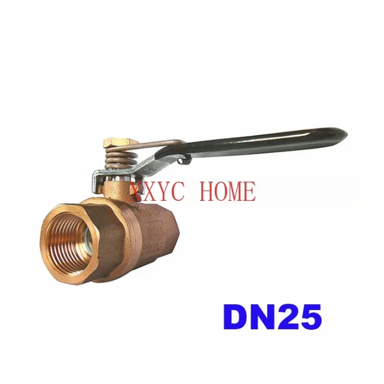 

High quality Ball valve brass Stainless steel Small Spring automatic return ball valve DN25 Female thread 1 inch BSP 2 way valve