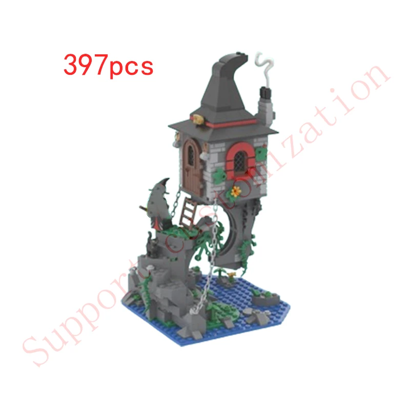 

Spot small particle MOC-146778 assembled building blocks, haunted house building models, construction puzzle toys, DIY ornaments