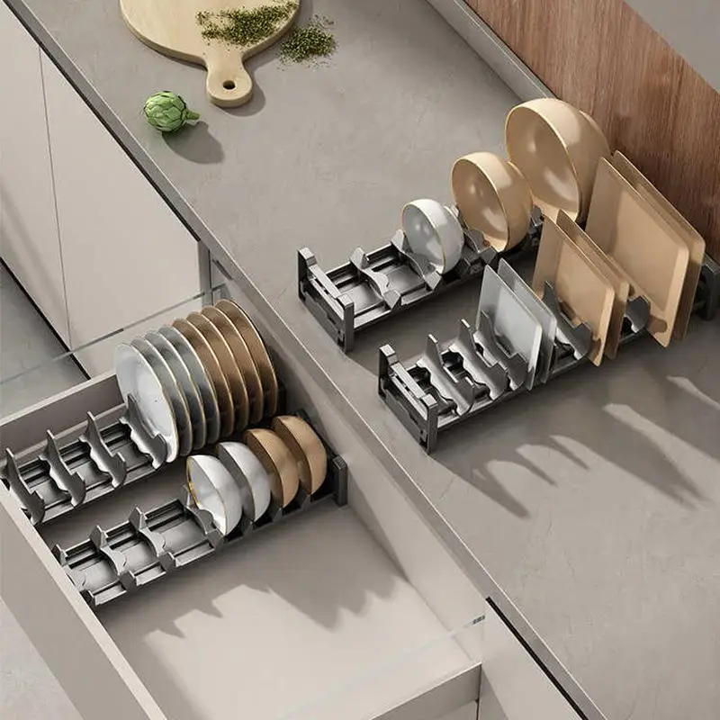 organisateur-de-tiroir-de-cuisine-gris-anthracite-moderne-et-minimaliste-avec-compartiment-integre-pour-couteaux-fourchettes-bols-cuilleres-et-ustensiles-de-repas