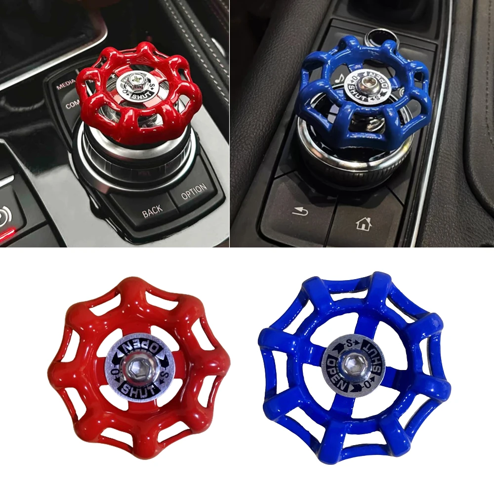 Shift Knob Button Center Console Car Rotary Knob Switch Multimedia Control Knob Handwheel Valve Button Switch