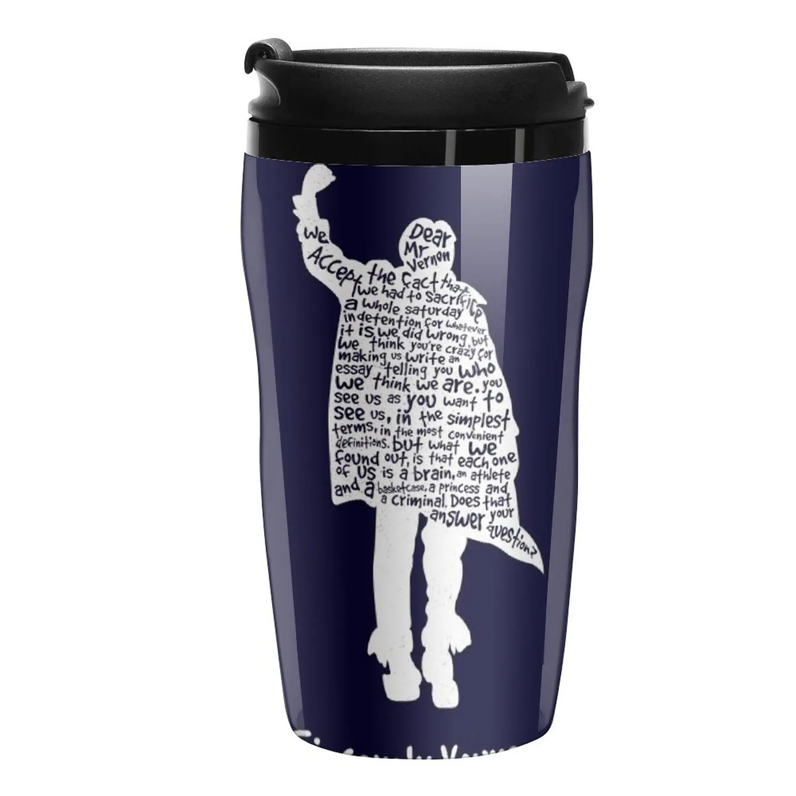 New The Breakfast Club - Sincerely Yours - White Travel Coffee Mug Teaware Cafes Coffee Cups Sets