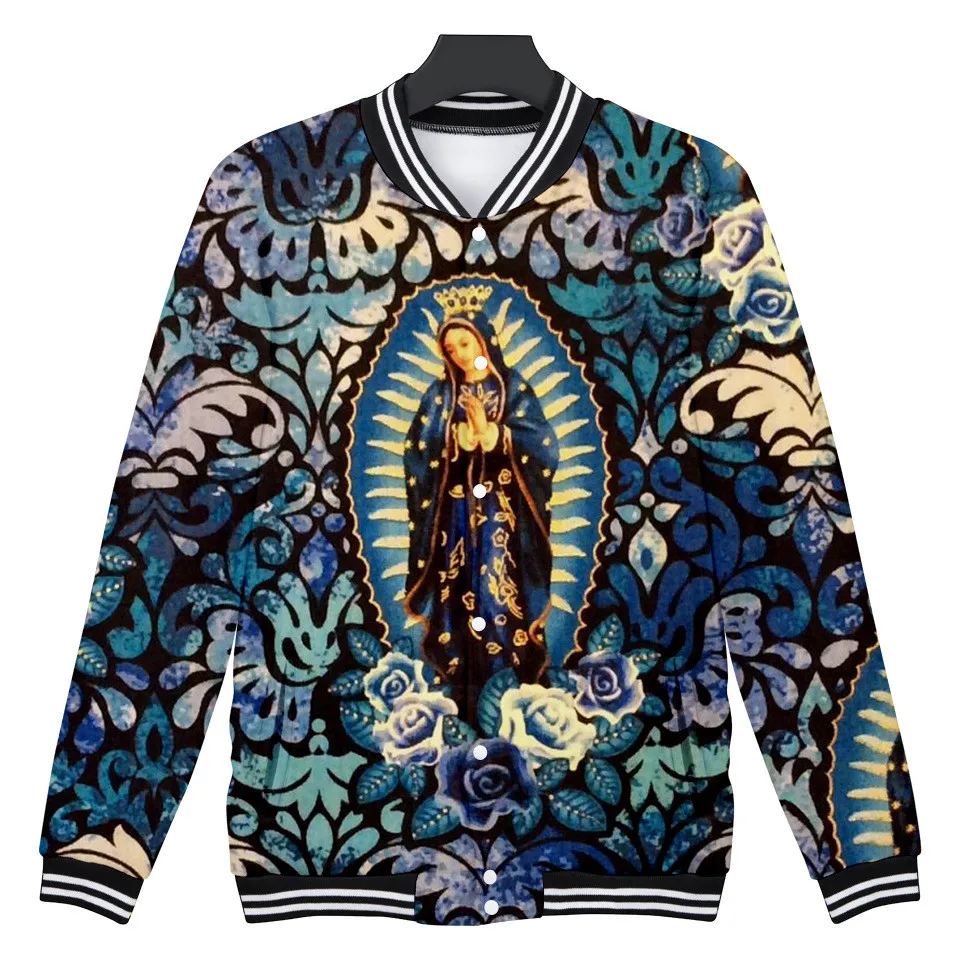 

Streetwear Our Lady Of Guadalupe Virgin Mary Mexico Mexican 3d print Jacket harajuku sweatshirt fashion hoodies Jackets clothes