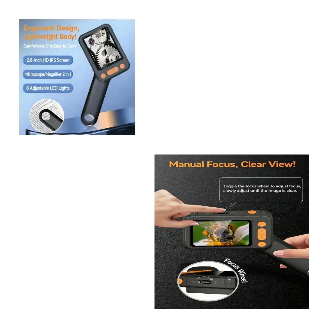 

Профессионал ясного экрана увеличения цифрового микроскопа 1000X промышленного осмотра D08D