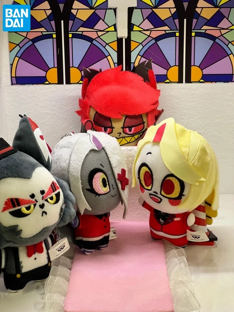 11 cm Hazbin Hotel Alastor Vaggie Charlie Morningstar Anime Peripheriegeräte Kurze Plüsch Puppe Anhänger Kissen Kind Spielzeug Geschenk