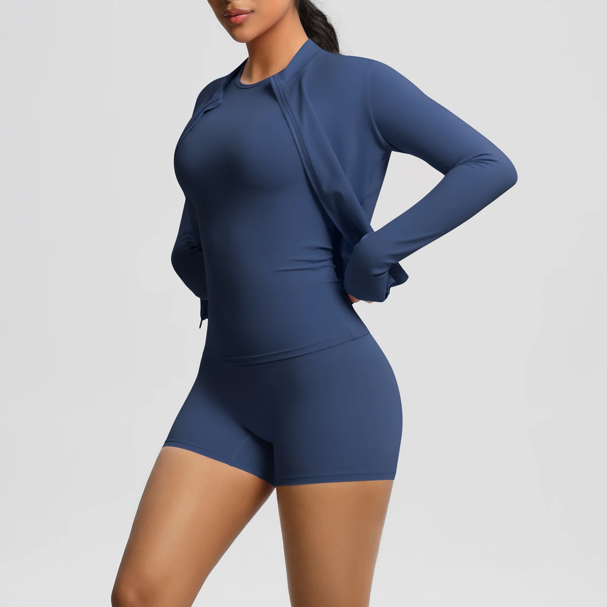 Women Fitness Seamless Yoga Set Sports Bodysuit Yoga Suit Breathable Quick Drying Sports Yoga Clothing T Shirts Gym Push Up