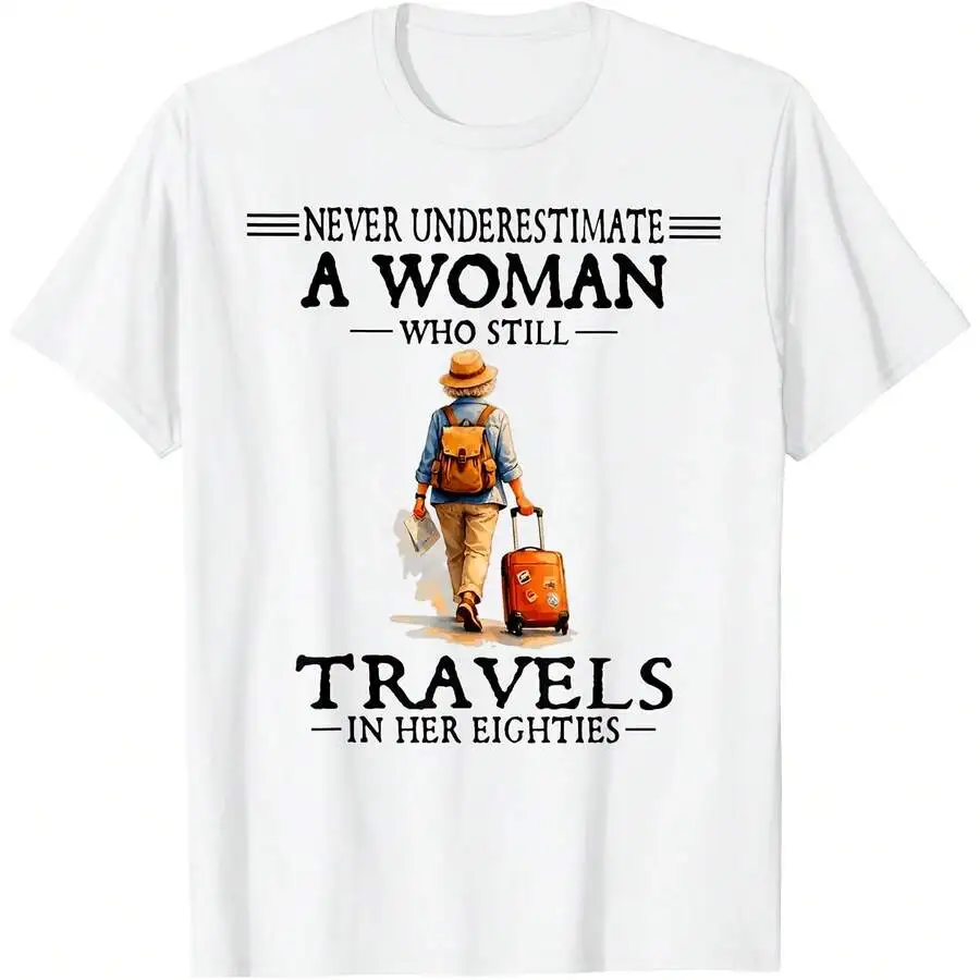 

Womens Travel Motivational Quote T-Shirt 100% Cotton Soft Comfortable