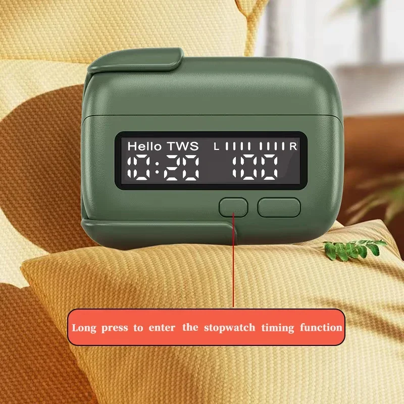 Портативные беспроводные наушники Xiaomi Bluetooth 5.2, уникальные персонализированные трендовые аккумуляторы и цифровой дисплей с шумоподавлением времени