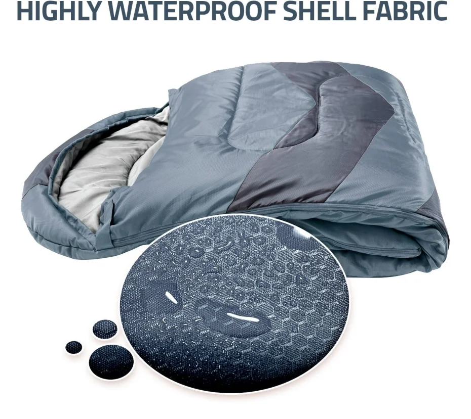 Hot Sell Light Cotton Down  Cheap Human Shape Camping  Sleeping Bag