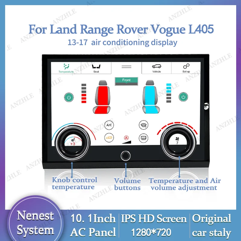 13.3-inch Android 14 For 2013-2017 Range Rover Vogue L405 Multimedia Player Radio Carplay Auto Retains The Original Feature Menu