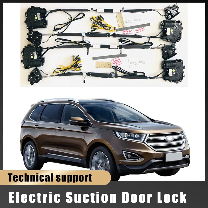 Smart Auto Car Electric Suction Door Lock for Ford Edge 2015- Automatic Soft Close Super Silence Self-priming Door