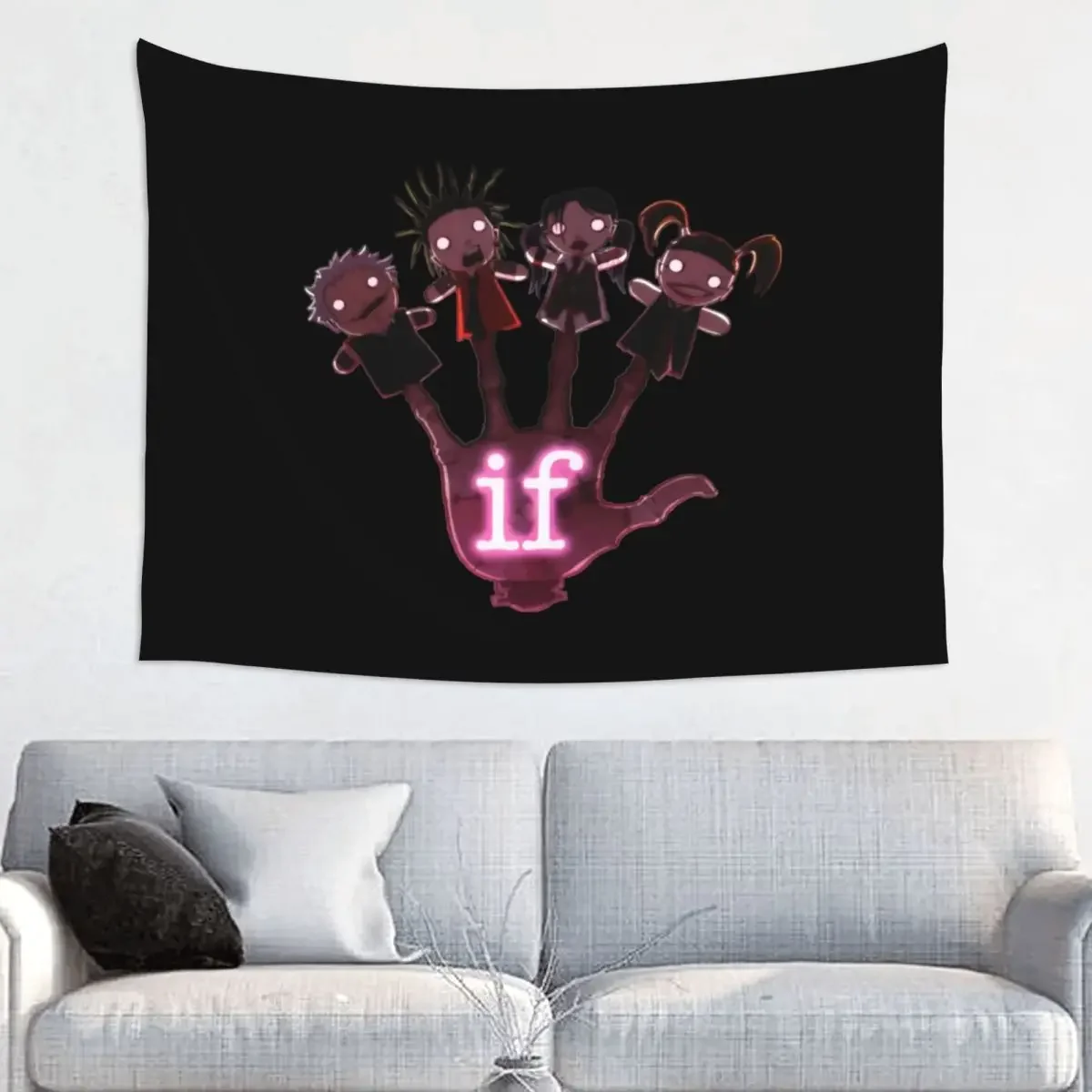 Custom If Msi Mindless Hip Hop Rock Self Indulgence Tapestries for Table Cloth Electro Hippie Wall Hanging Tapestry Home Decor