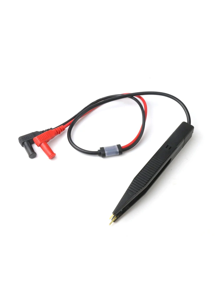 SMD Capacitive Resistor LCR Inductive Electronic Component Tweezer Type Probe Wire for SMD Multimeter Testing Clip