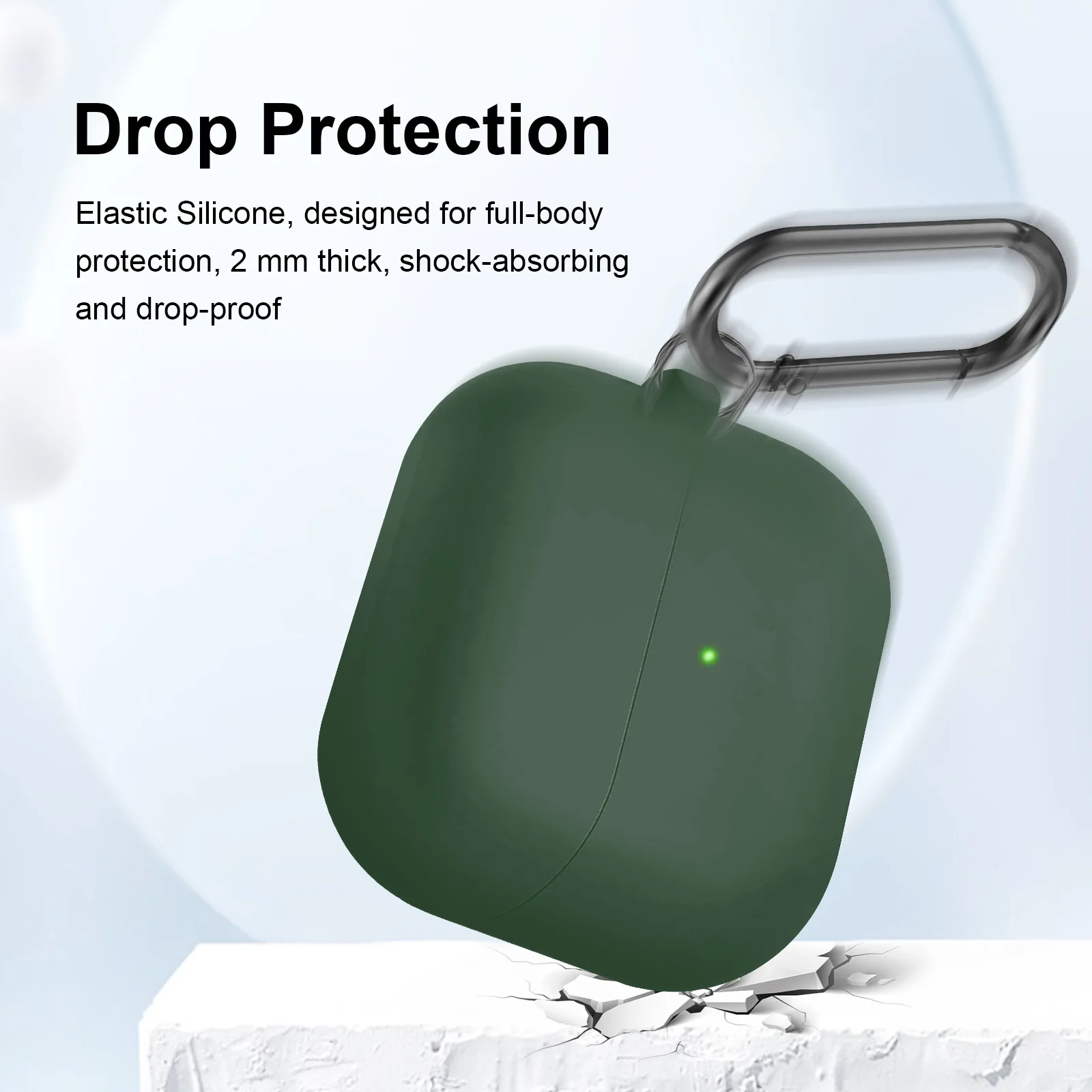 Silicone Case for Samsung Galaxy Buds 4 3 Pro 3 FE Earbuds Accessories Shockproof Cover Dust-proof Keychain Coque Capa Fundas