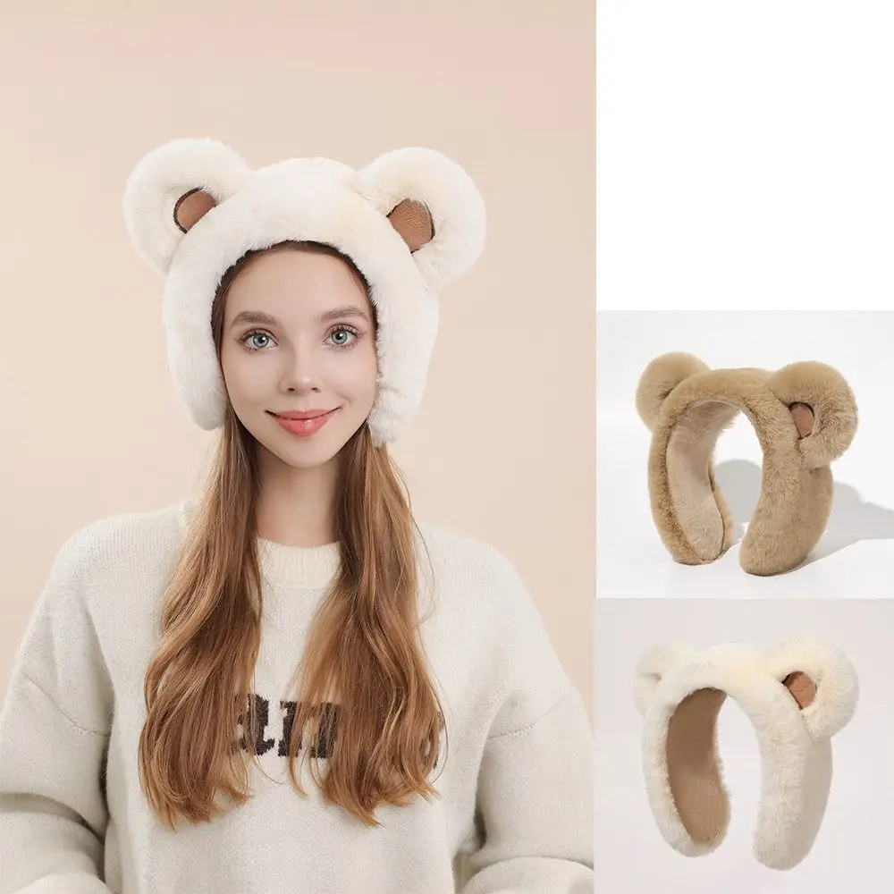 Kreative Plüsch Winter Bär Ohrenschützer Frostschutz Cartoon Ohr Wärmer Warm Halten Verdickung Ohr Schutz Abdeckung für Frauen Mädchen