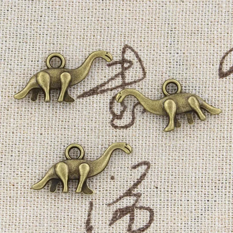 12pcs Charms Dinosaur Brontosaurus 27x12mm Antique Making Pendant fit,Vintage Tibetan Bronze Silver color,DIY Handmade Jewelry