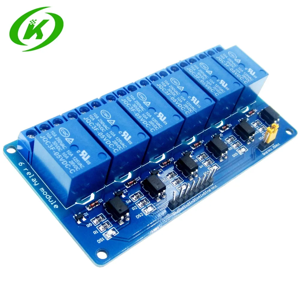 Dc 5V 6 Channel Rel… - image