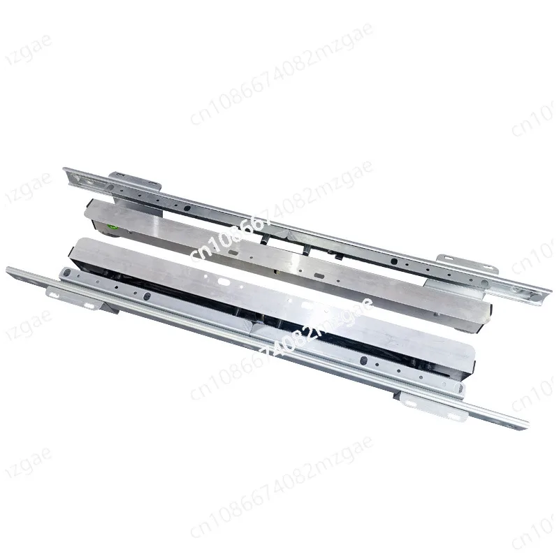 

Telescopic dining table flap automatic lifting guide rail folding table wire track