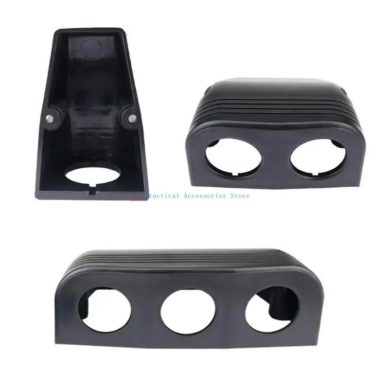 U75E سيارة مقبس مخرج طاقة غطاء لوحة جبل سيارة مقبس شاحن USB قاعدة خيمة