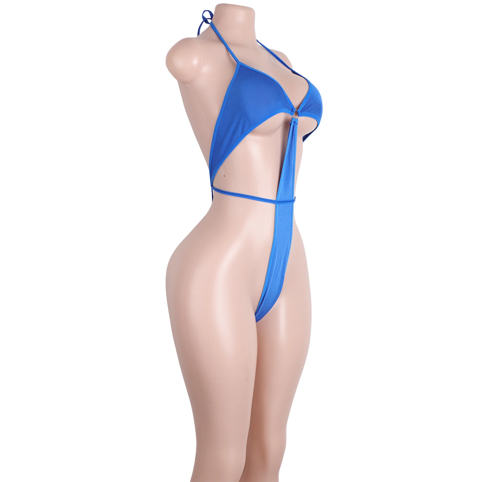 メッシュフィッシュネットTバックボディスーツ、レースデザイン、ラインストーンアクセント、エキゾチックダンスウェア、パフォーマンス衣装、クラブウェア、フェスティバルコスチューム