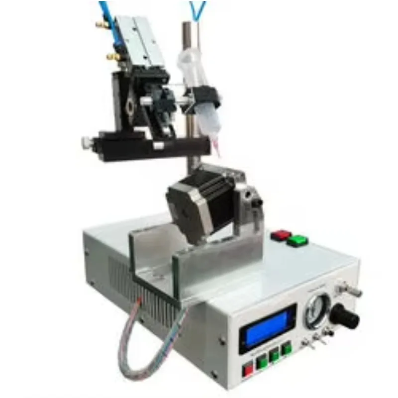 Dispensador de mesa de pegamento rotativo Circular automático de alta calidad con componentes de motor y núcleo de rodamiento