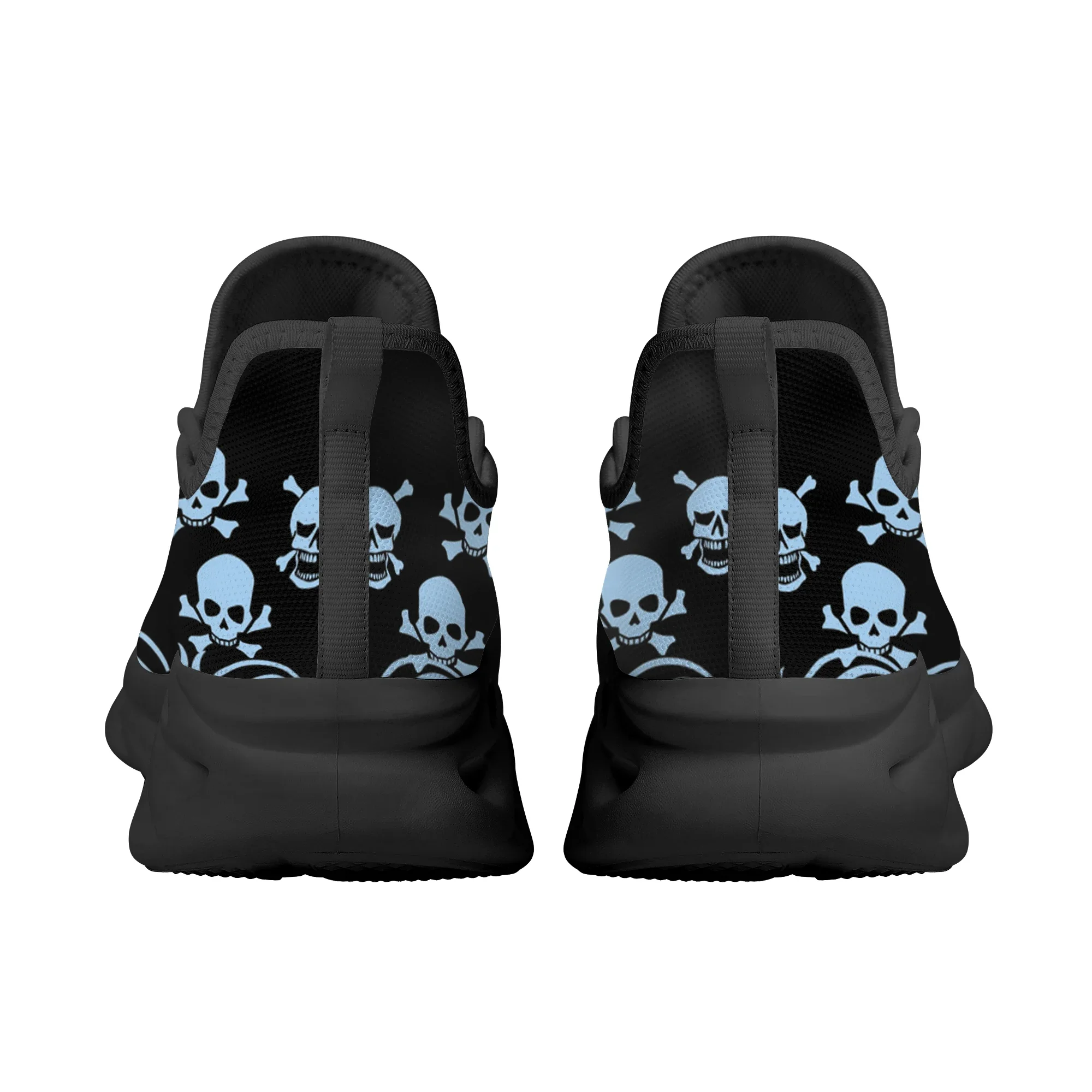 New Women Chunky Sneakers Cute Blue Skulls Platform Shoes Comfortable Women's Vulcanized Sneakers Zapatos De Mujer