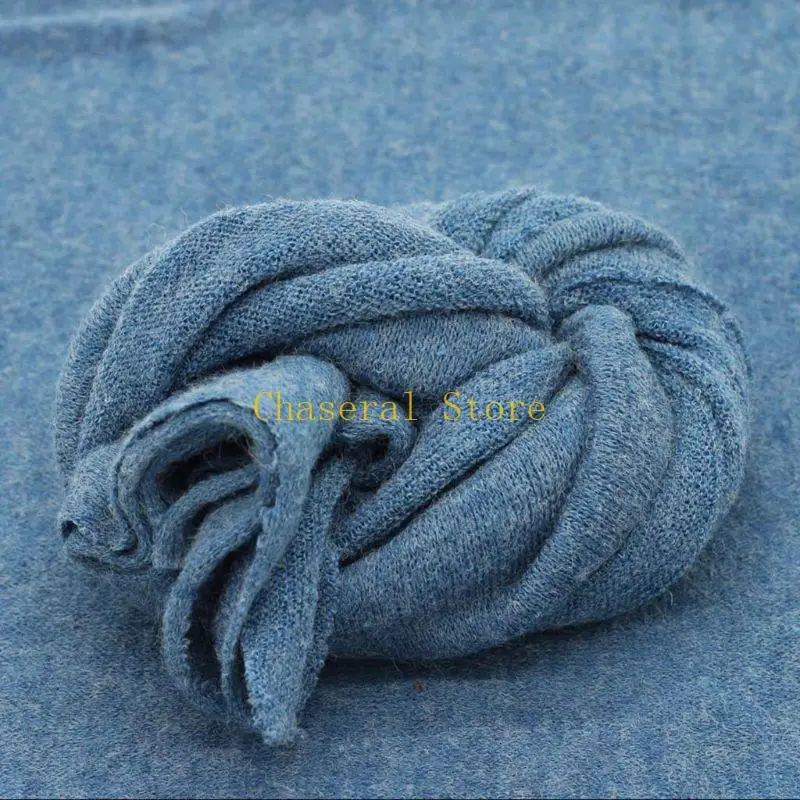 E7CE Stretch Baby Photography Props Blanket Wraps Organic Cotton Wrap Soft Infant Newborn Photo Wraps Cloth Accessories