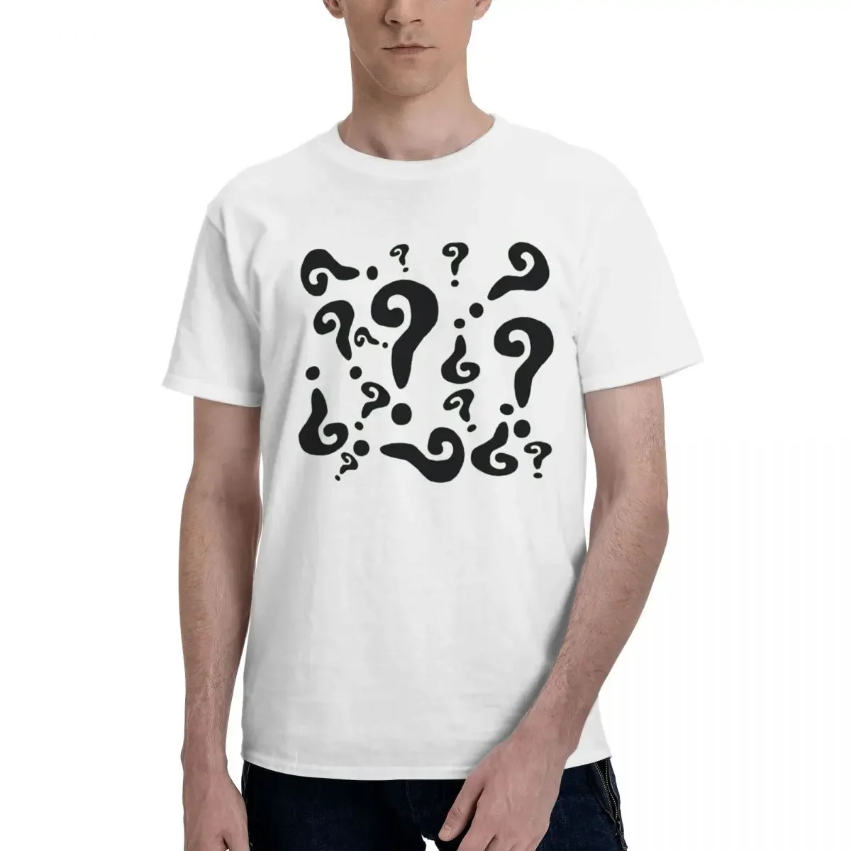 The Riddler 100% Cotton T-shirt Men Classic T Shirts Men O-Neck Short Sleeve S-6XL