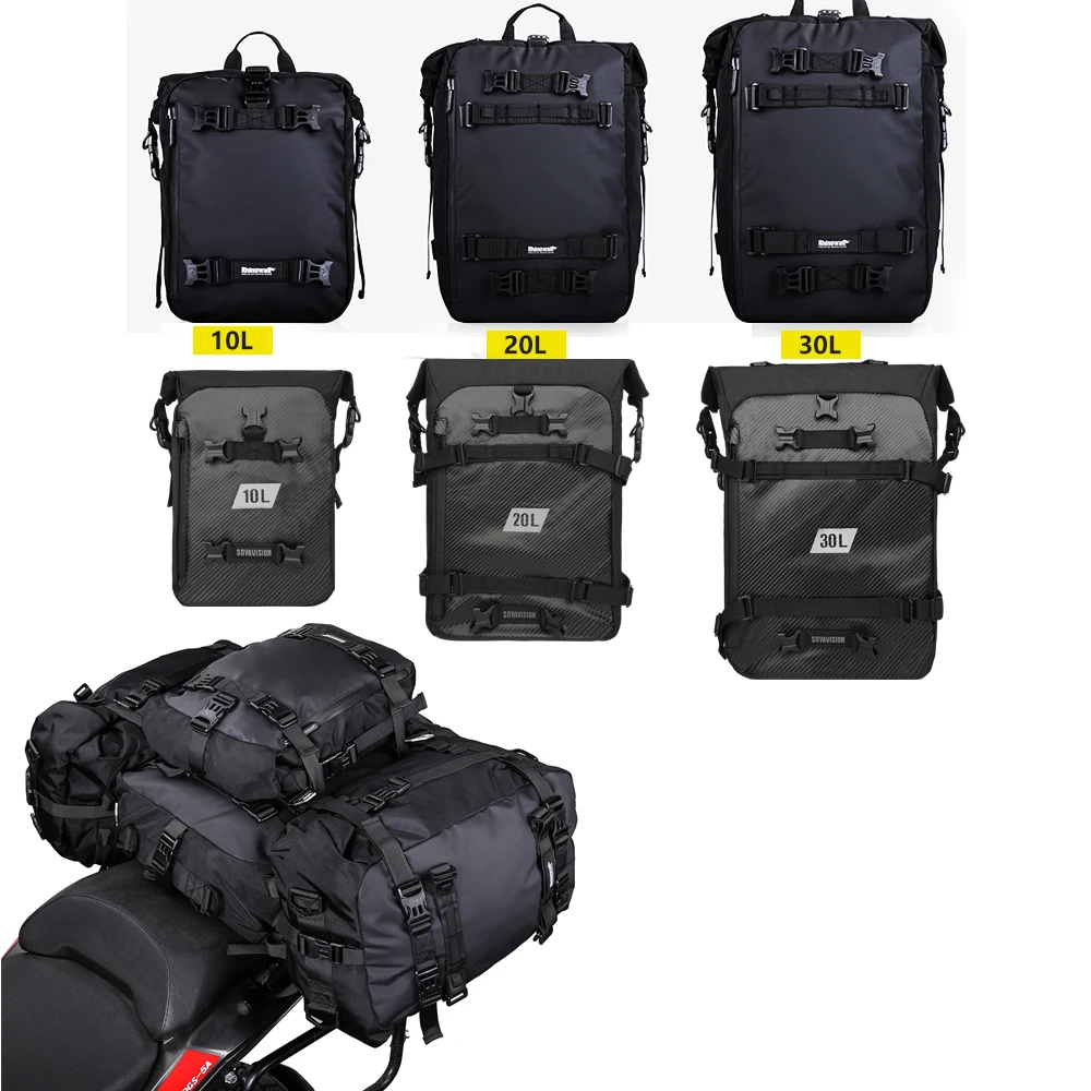 Motorcycle Frame Crash Bars Waterproof Bag Bumper Tool Placement Bag image 2