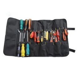 Multifunction Oxford Cloth Folding Wrench Bag Tool Roll Storage Pocket Tools Pouch Portable Case Organizer Holder