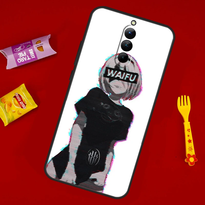Sugoi Senpai Anime Waifu Sexy Girl Phone Case For ZTE Nubia Red Magic 10 Air 6 7 6S 7S 8S 9S 10S Pro 8 9 10 11 Pro Plus Cover - view 3
