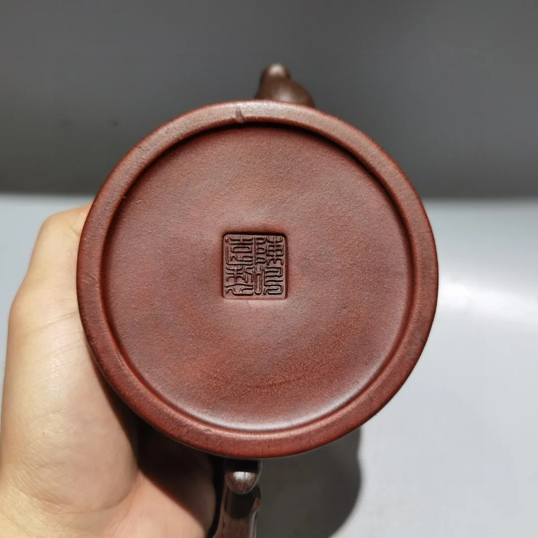 Yixing Purple Clay Teapot two-color Beast cover Phoenix Mouth Pot Kettle Teapot Flagon Gather fortune Office