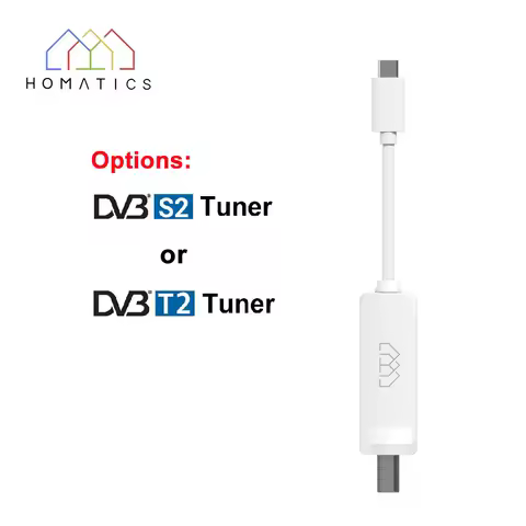 Original HOMATICS DVB-T2 DVB-S2 Tuner for Homatics Android TV Box R Lite 4K &amp; 4K Plus &amp; RockTek G2 also KICKPI KP1 Google TV Box