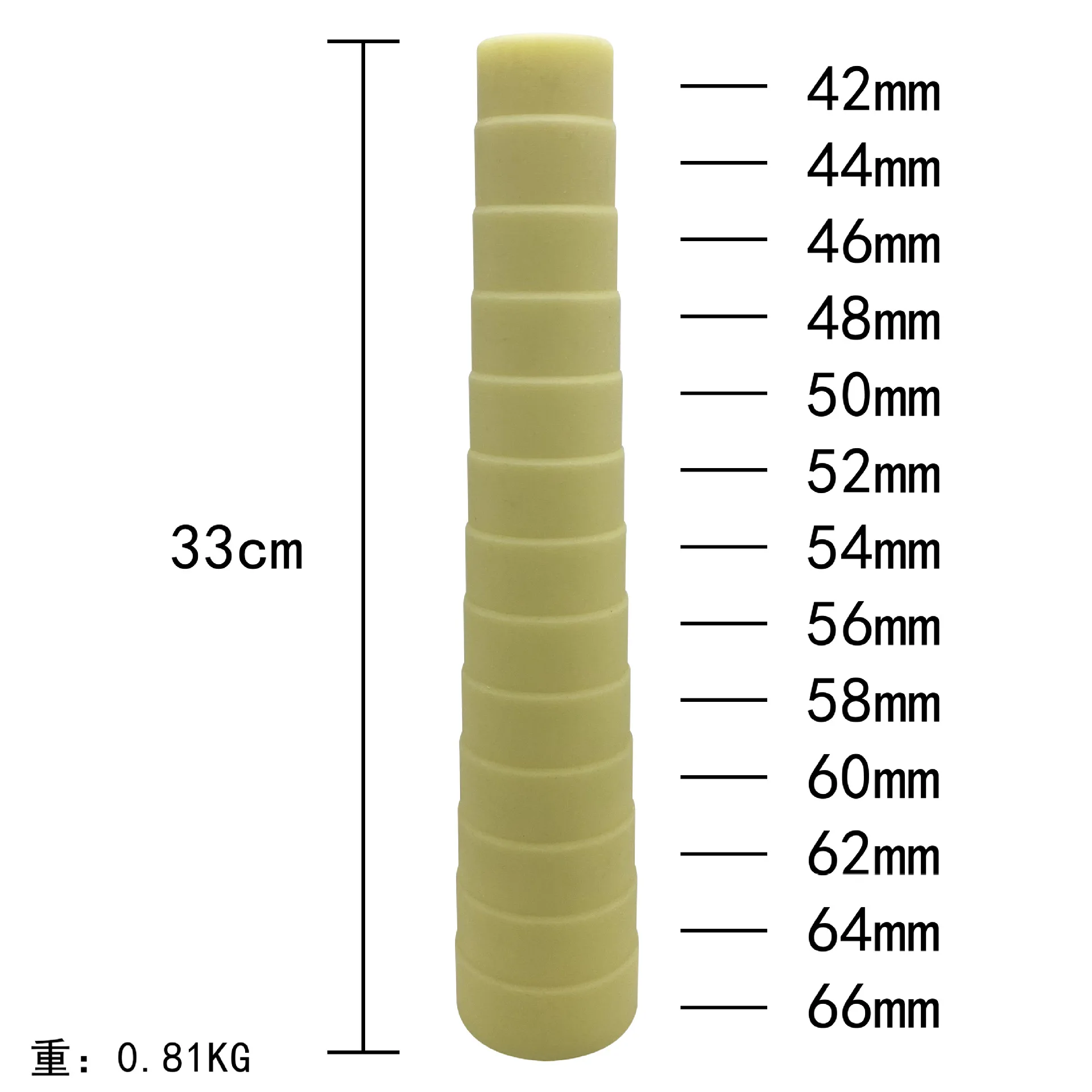 

Round Plastic Step Bracelet Sizer Measuring Mandrel Shaping Bangle wire Wrapping Jewelry Adjustment Making Tool