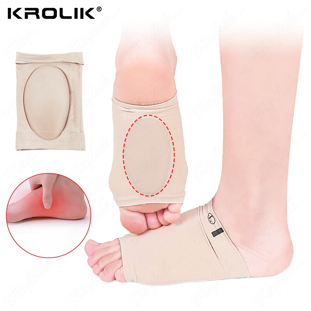 2Pc Arches Footful Orthotic Insoles For Arch Support Foot Brace Flat Feet Relieve Pain Comfortable Shoes Orthotic Insert Unisex