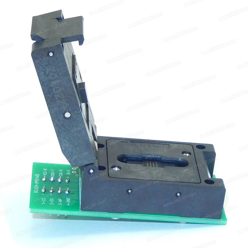 In stock programmer socket 6*4 BGA24-DIP8 Adapters for T56 T48 RT809H RT809F TL866CS TL866A TL866II Sofi programmer