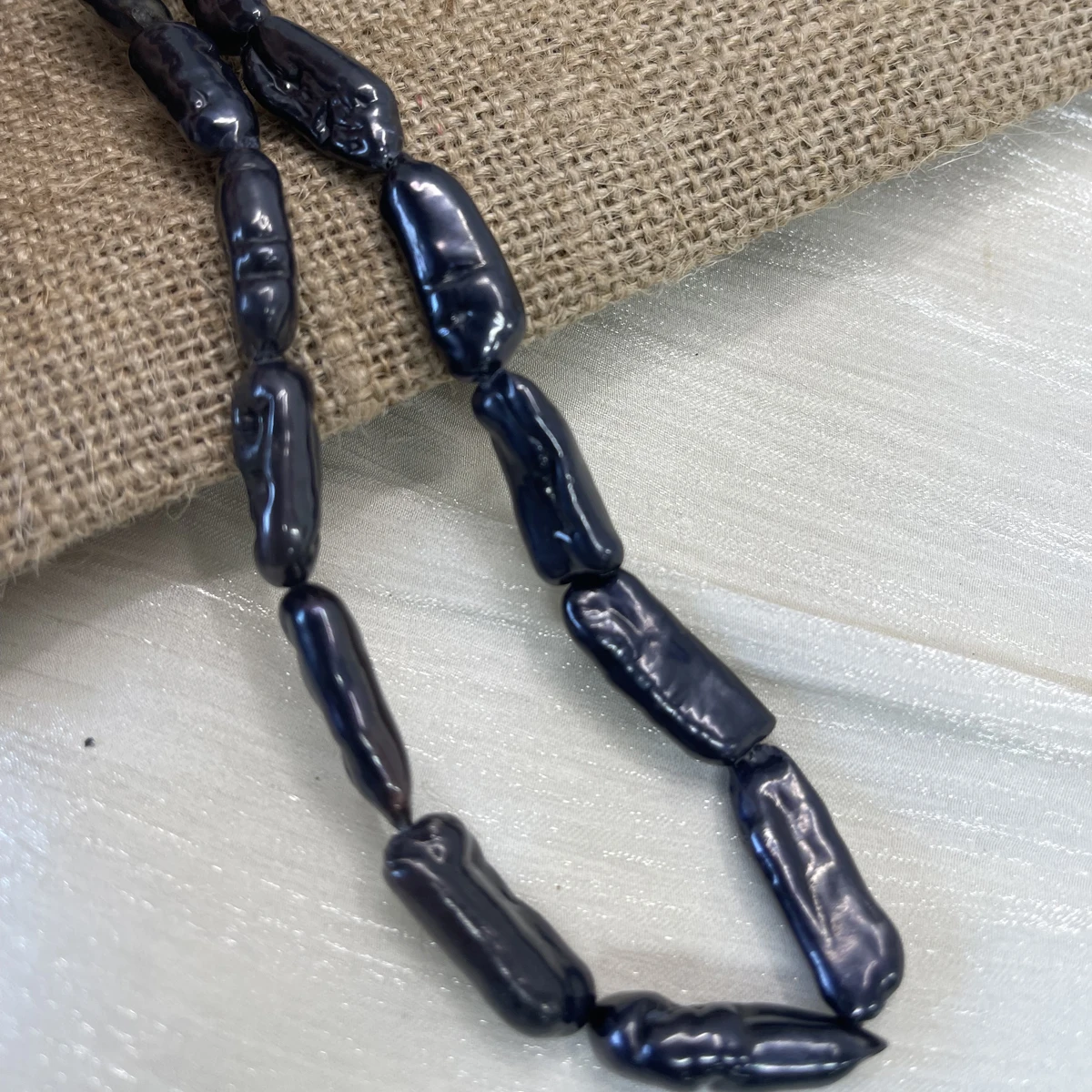 

Baroque Pipa Beads Black Natural Freshwater Pearl Loose Beads for Jewelry Making Supplies DIY Women Necklace Bracelet Accessoy