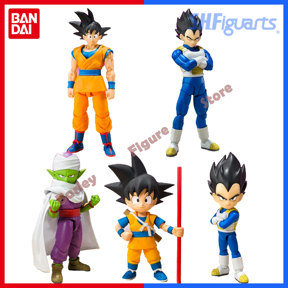 

In Stock Bandai Original S.H.Figuarts Anime Action Figure DRAGON BALL DAIMA-VEGETA-SON GOKU-PICCOLO Children Model PVC Toy Gifts