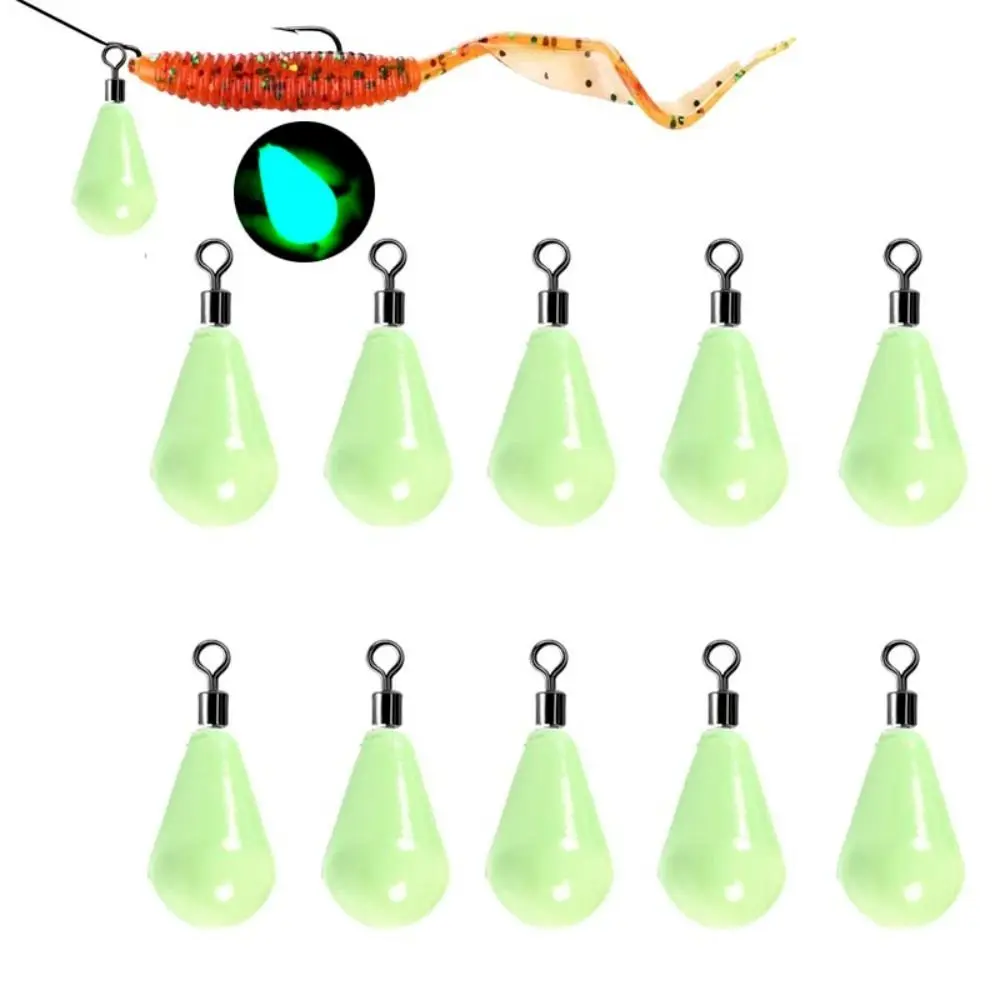 11g-35g Luminous Wrapped Pendant Olive Drop-shaped Lead Drop Olive Pendant Containing Lead Luminous Boat Fishing