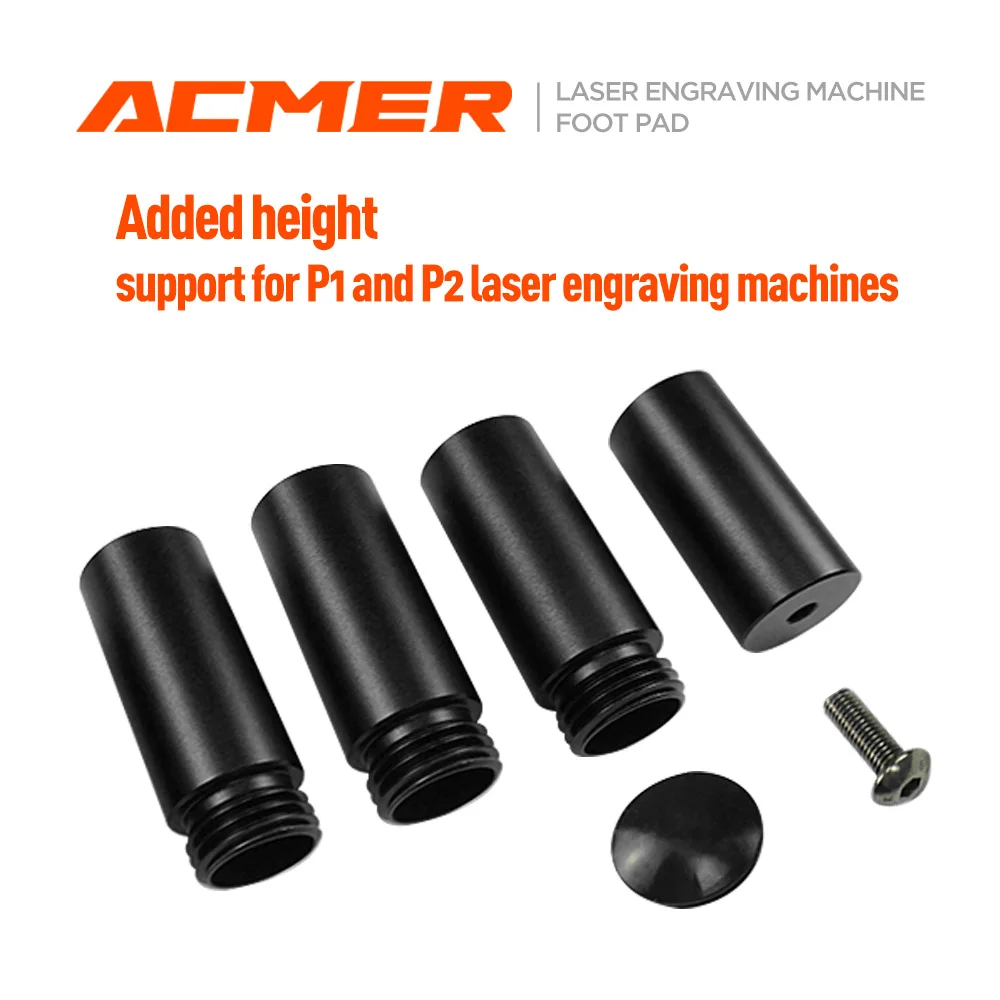 Laser Engraving Machine Leg Expansion Metal Heightening Set Column Heighten Kit For Y-Axis Rotation Module P110 P2 33W