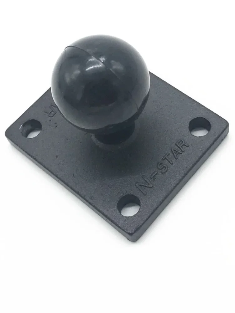 Aluminum Square Mounting Base 1 inch ( 25mm ) Bubber ball compatible for gorpo camera, dslr, for garmin